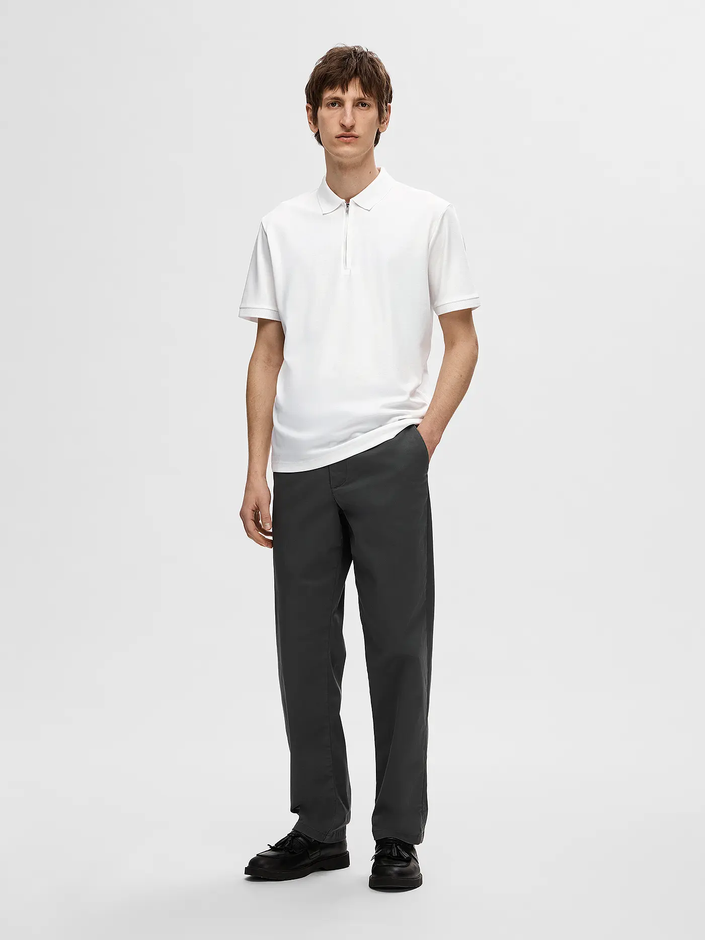 SELECTED | Poloshirt SLHFAVE | weiss